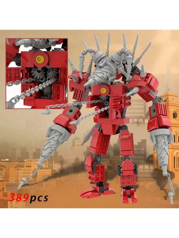 389pcs Cool Inserting Building Blocks Toy Assemblable Armor Weapon Action Figure Birthday Gift Room Decoration Camel