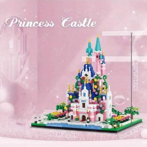 Mini Castle Block Set Creative Ideal Dream Palace Series Ideal Gift For Adult Building Multicolor