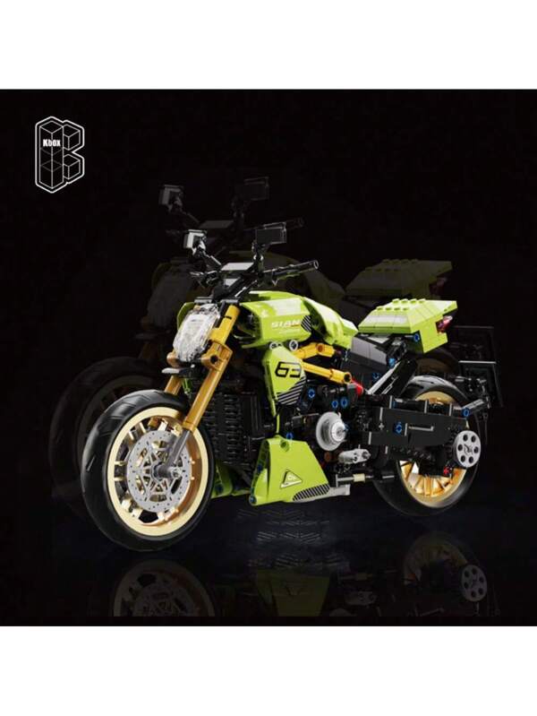 2111PCS High-Tech Cool Urban Science And Technology Motorcycle Building Block Toy, Composed Of Multi-Building Block Particles, Simulation Motorcycle Model, 3D Three-Dimensional Shape, Can Stand Up, Cool Body And Model, High-End Color Matching, Completely Restore The Details Of Motorcycle Racing.There Is A Color Box Packaging, Made Of High-Quality ABS Material, The Edges Of The Building Blocks Are Smooth And Burr-Free, And Detailed Operating Instructions Are Included. The Steps Are Clear And More Fun. It Is A Good Choice For Festive Gifts/Christmas/Halloween/Thanksgiving/Birthday Gifts! Multicolor